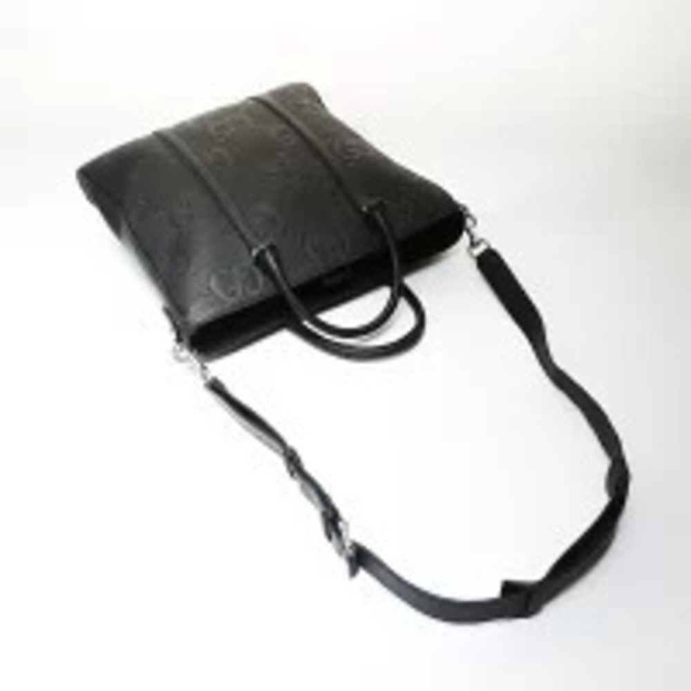 Gucci GG Black Tote Leather Jumbo Bag - Picture 8 of 12